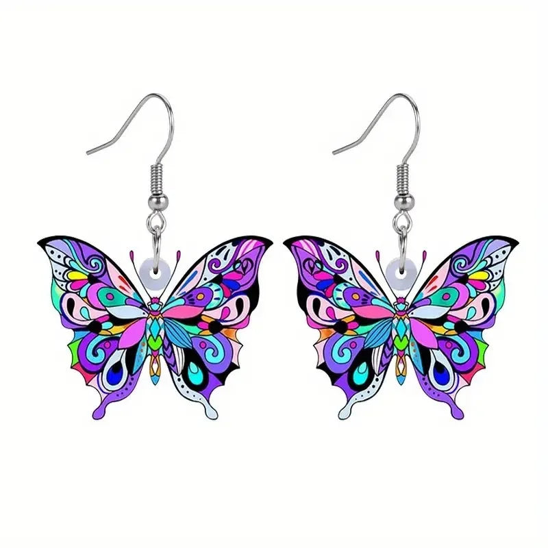 Butterfly Drop Earrings