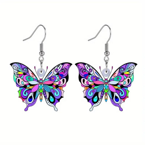 Butterfly Drop Earrings