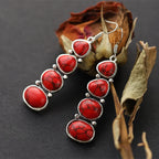 Turquoise Statement Drop Earrings