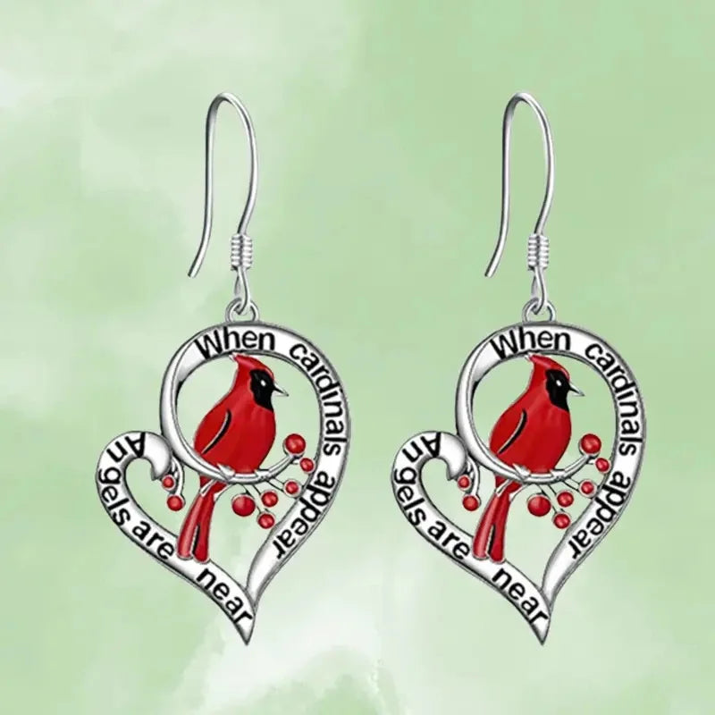 Memorial Cardinal Earrings