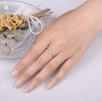 Lavish V Shape Zirconia Ring
