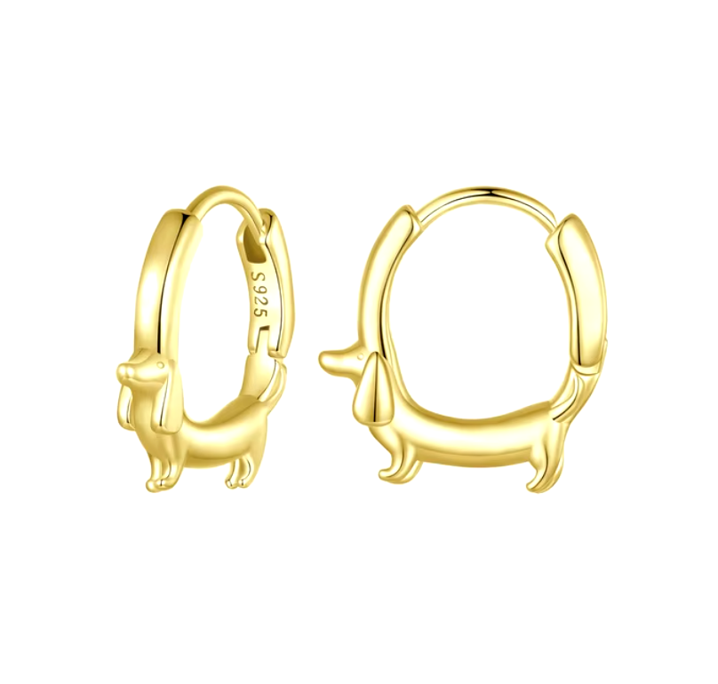 Luxe Dachshund Earrings