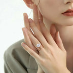 Sophisticated Twisted Solitaire Ring