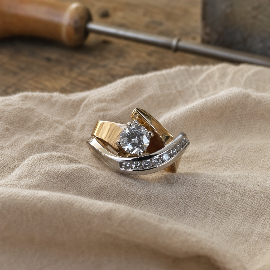 Two Tone Radiance Ring