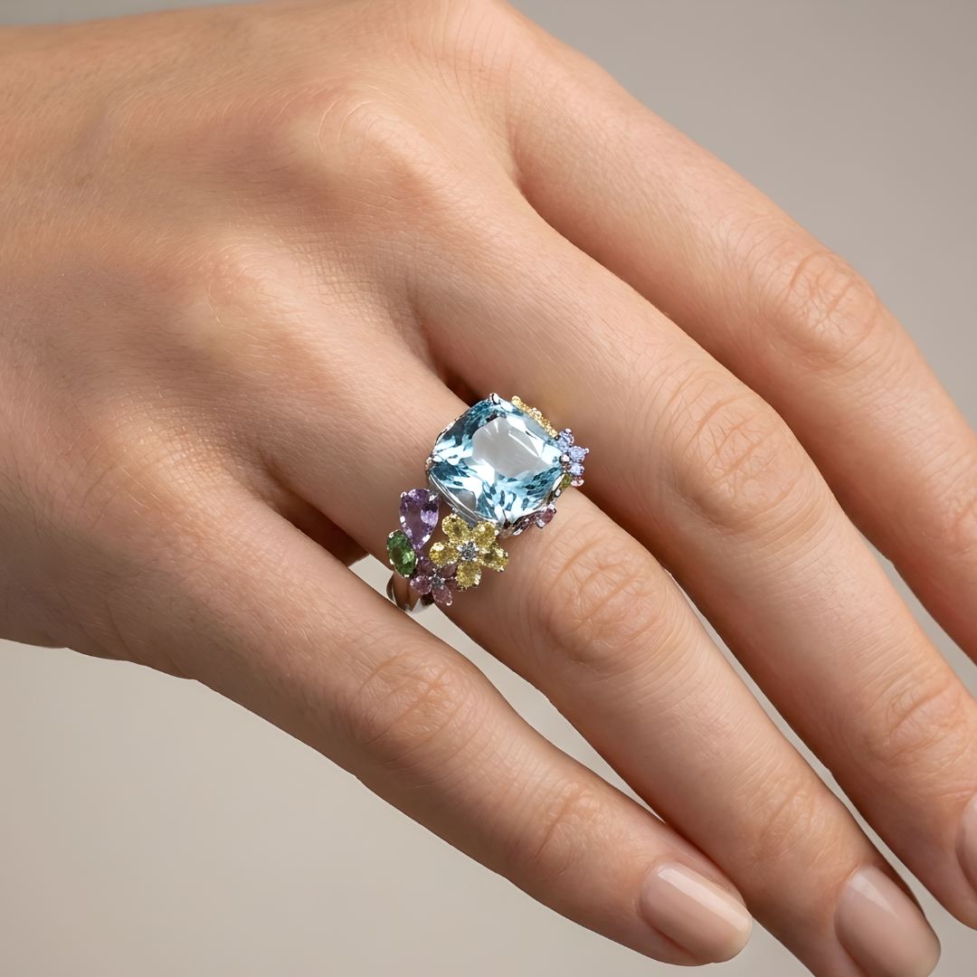 Garden Party Zirconia Ring