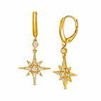 Vudu Star Gold Earrings