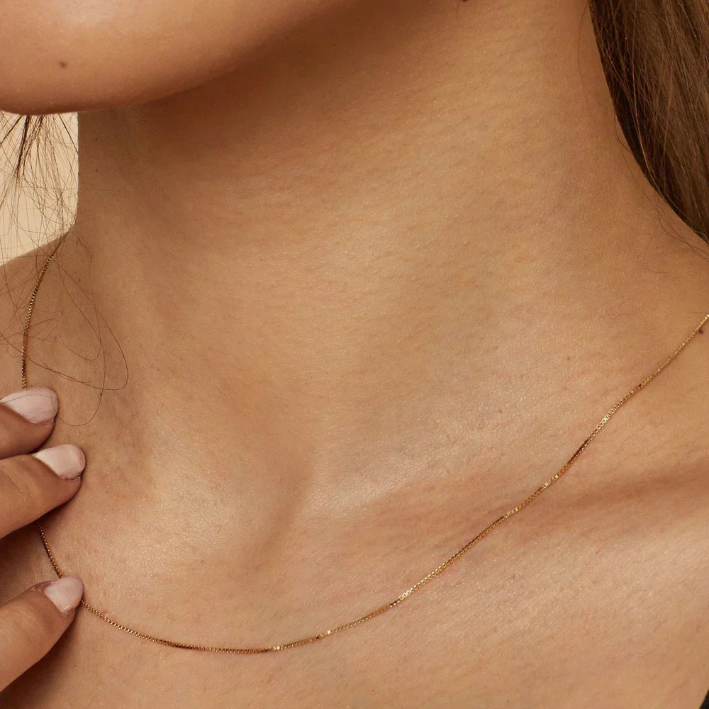Bodega Box Gold Necklace