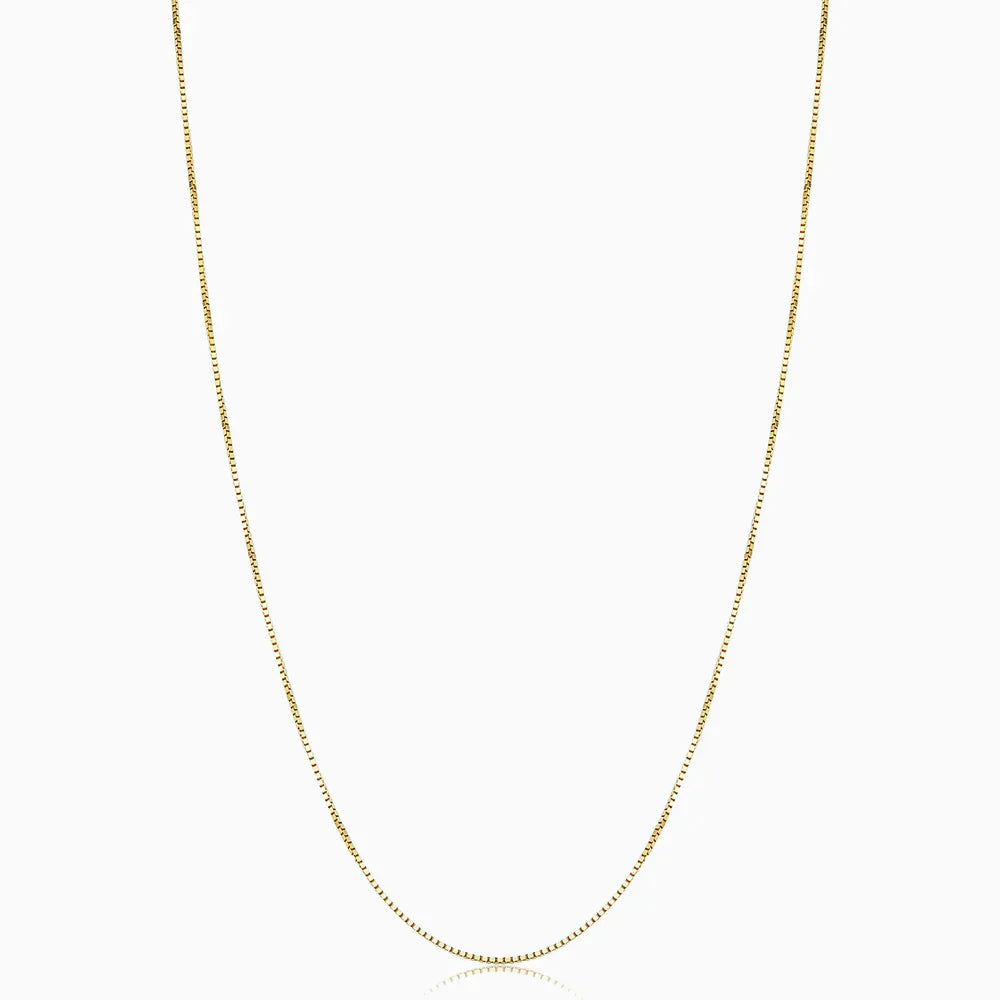 Bodega Box White Gold Necklace