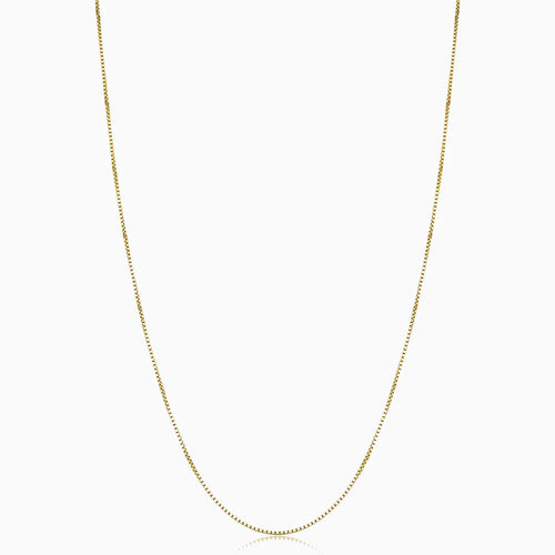 Bodega Box White Gold Necklace