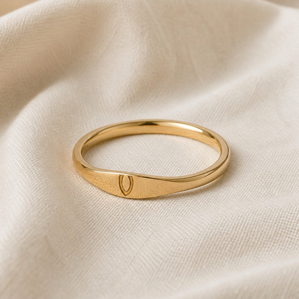Liora Letter Ring Collection