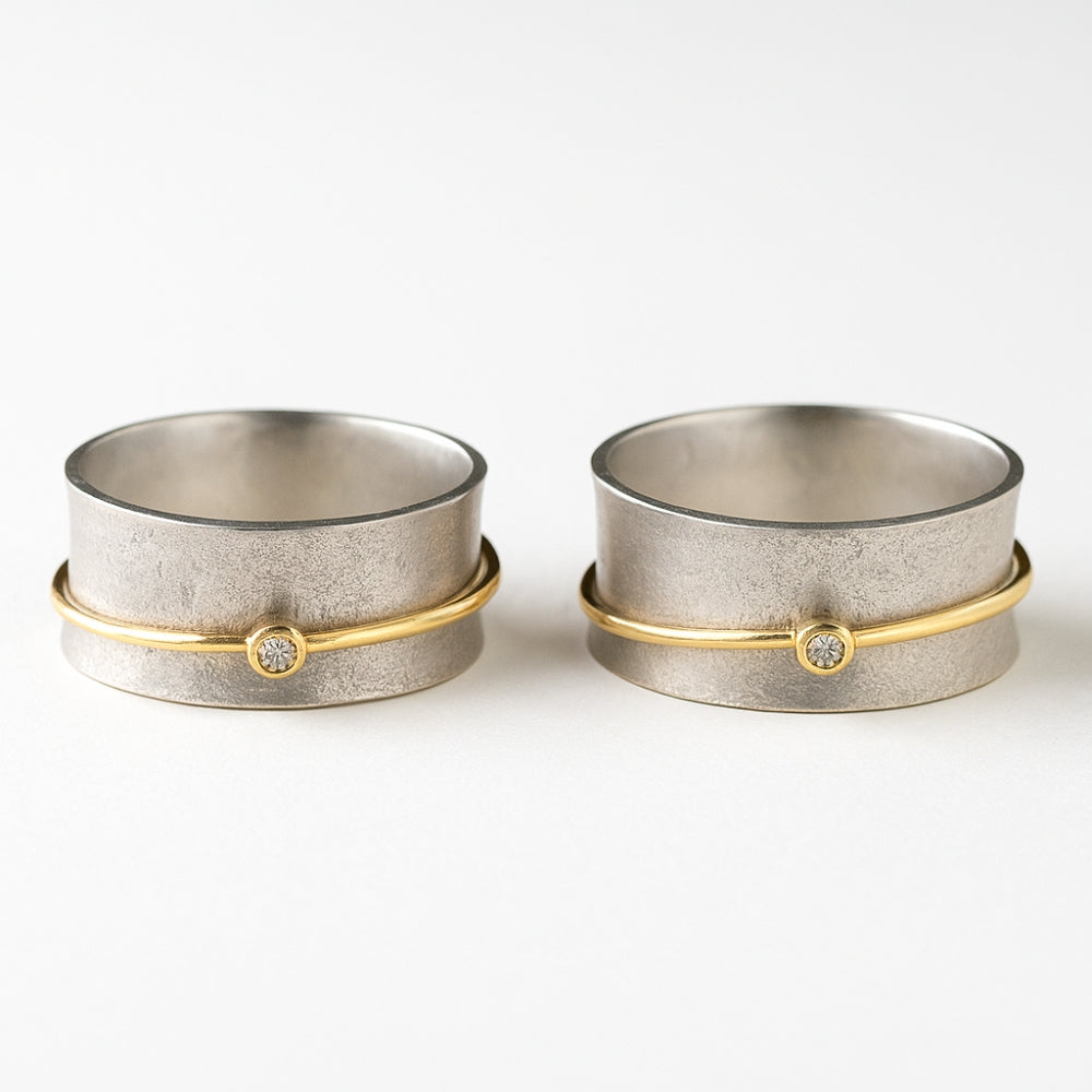 Zirconia Silver Statement Ring