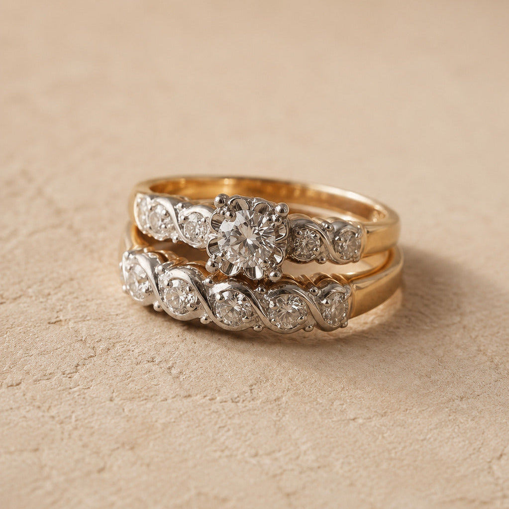 Vintage Shimmering Gold Ring