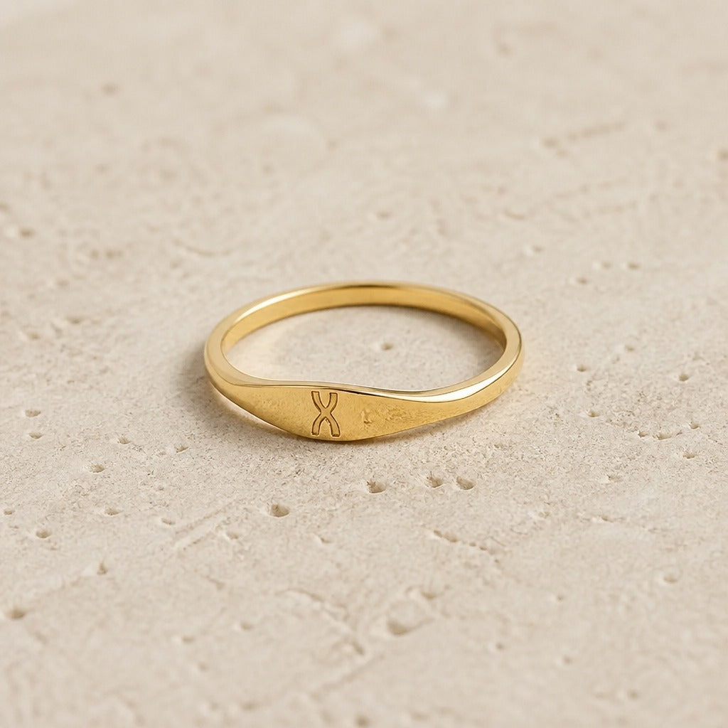 Liora Letter Ring Collection