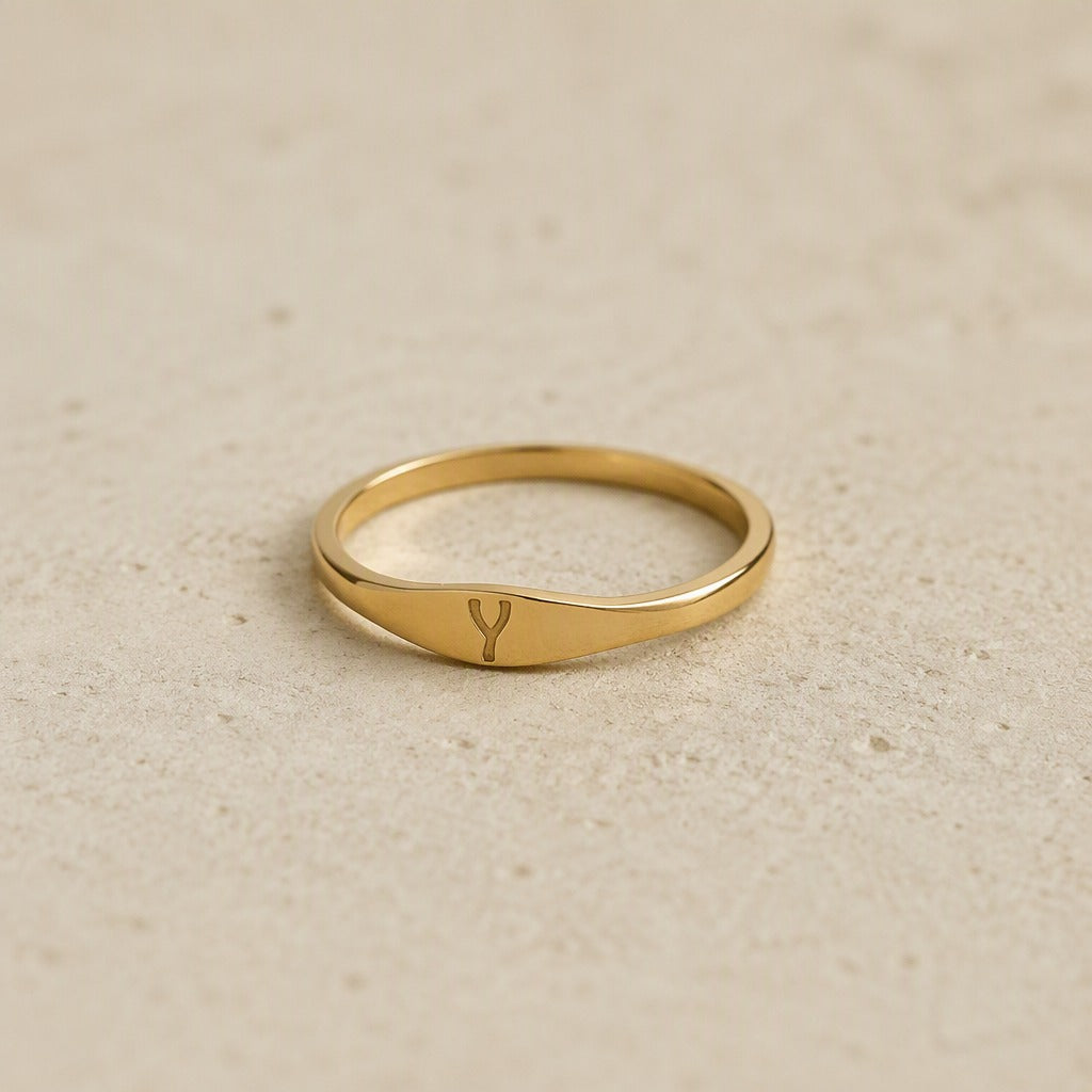 Liora Letter Ring Collection