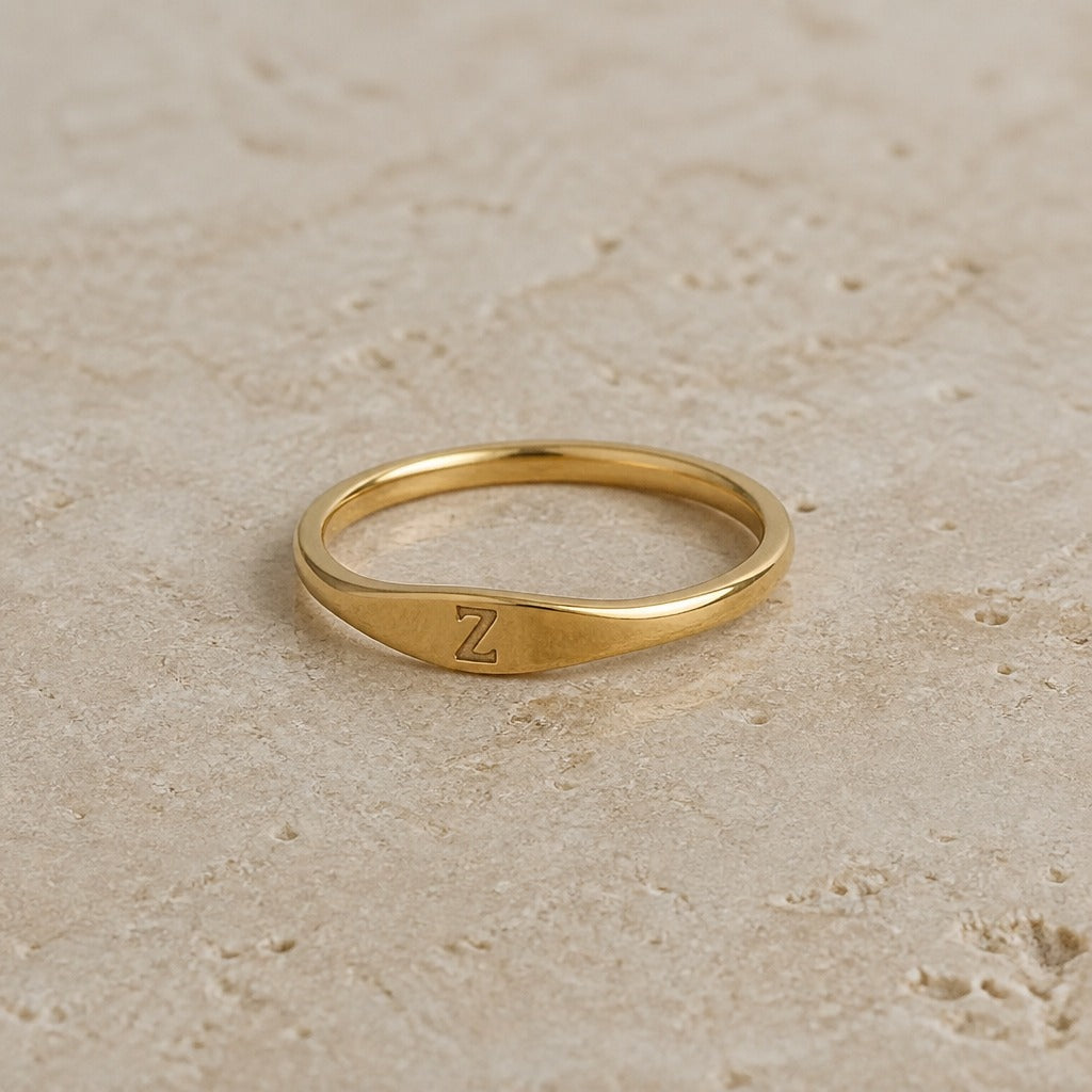 Liora Letter Ring Collection