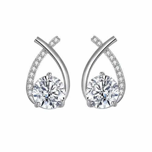 Arielle Gold Zirconia Earrings