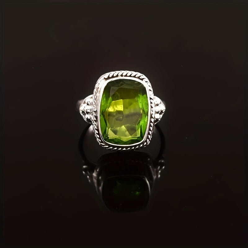 Retro Cubic Zirconia Ring