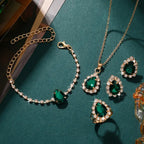 Elisandre Vermont Emerald Set