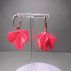 Delicate Floral Hoop Earrings