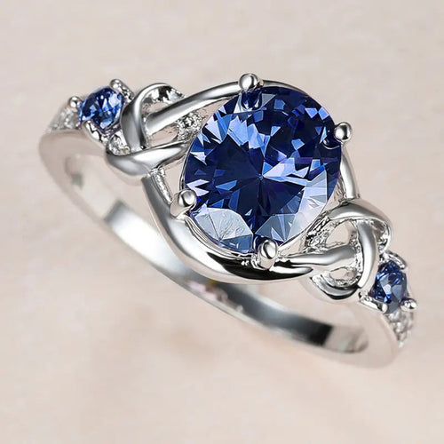 Charming Oval Zirconia Ring