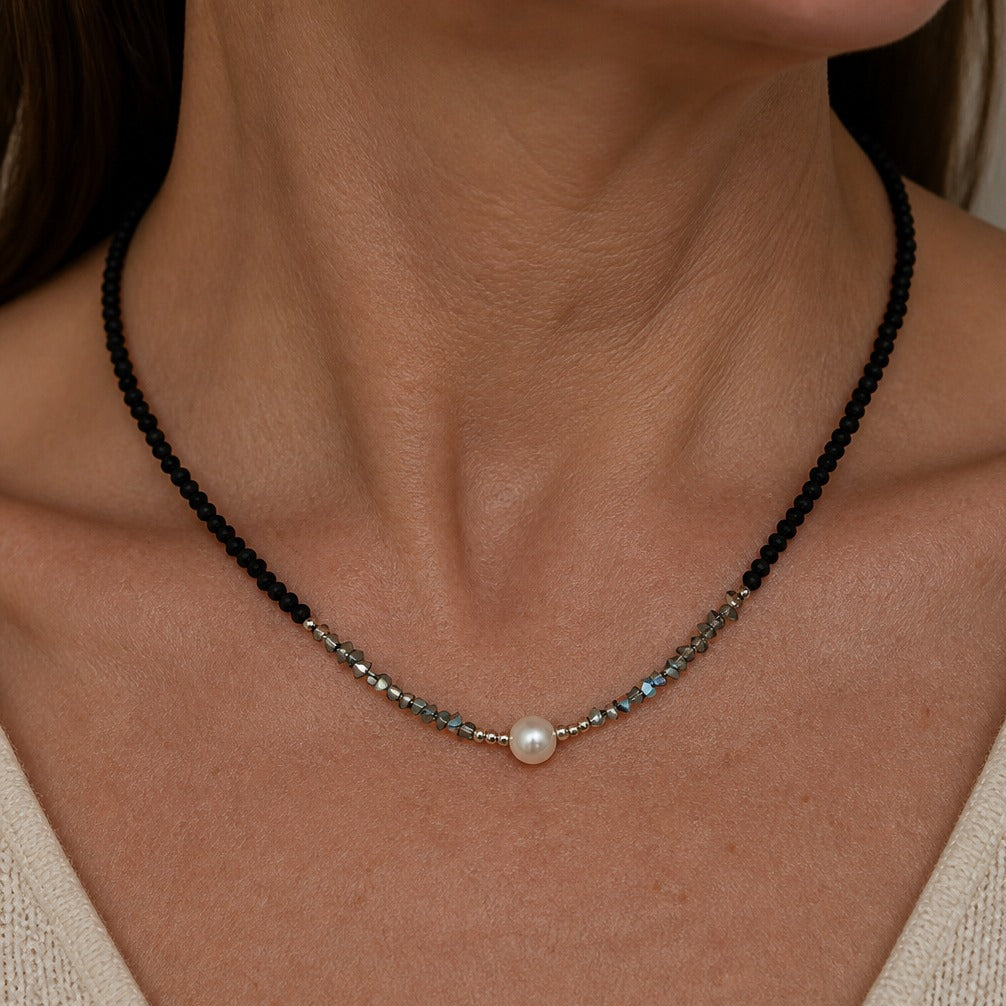 Noir Pearl Artisan Necklace