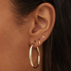 Serane Gold Classic Earrings