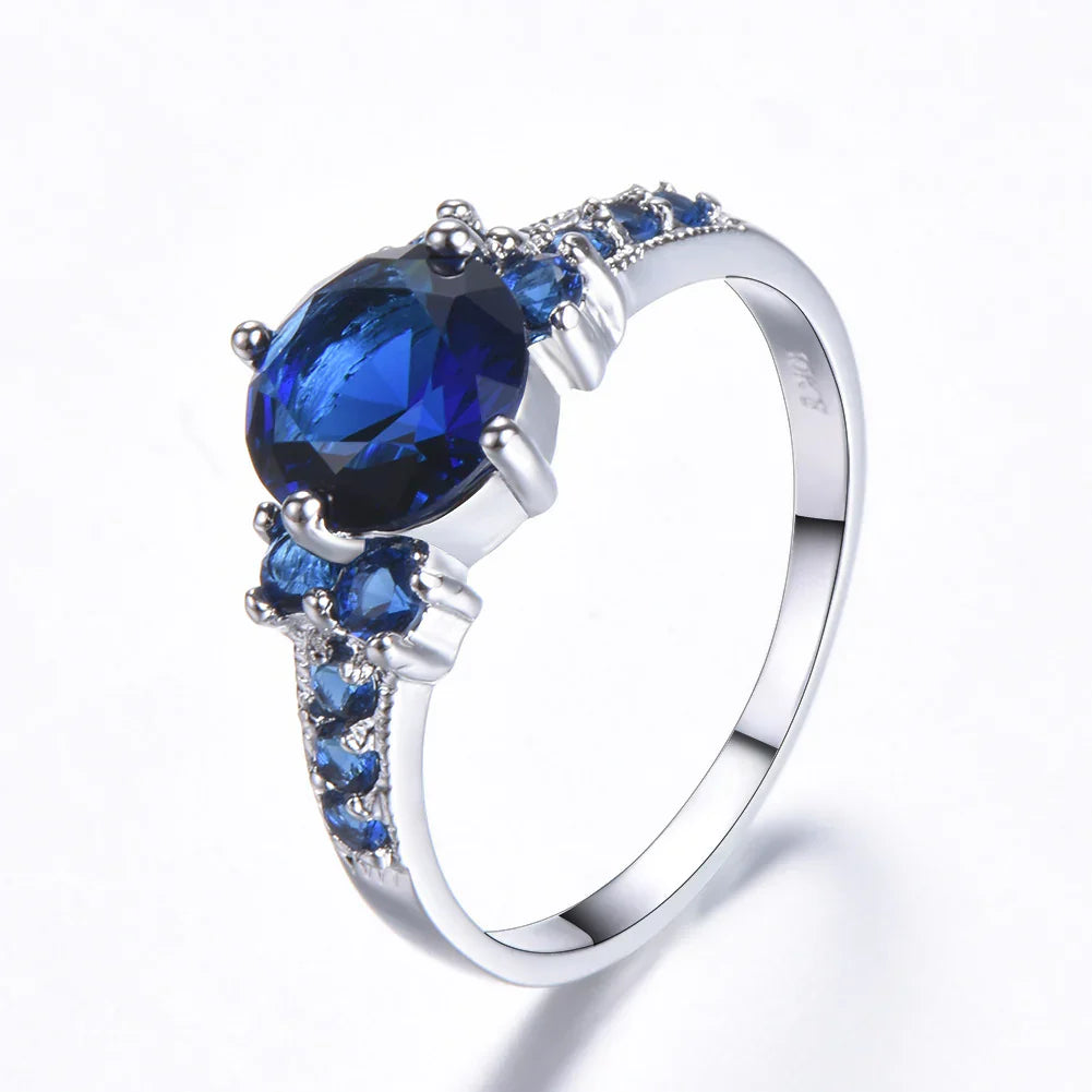 Celia Serawyn Gold Sapphire Ring