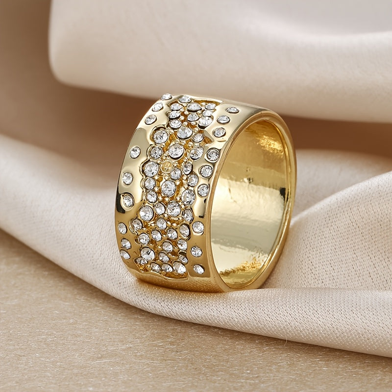 Crown Jewel Gold Ring