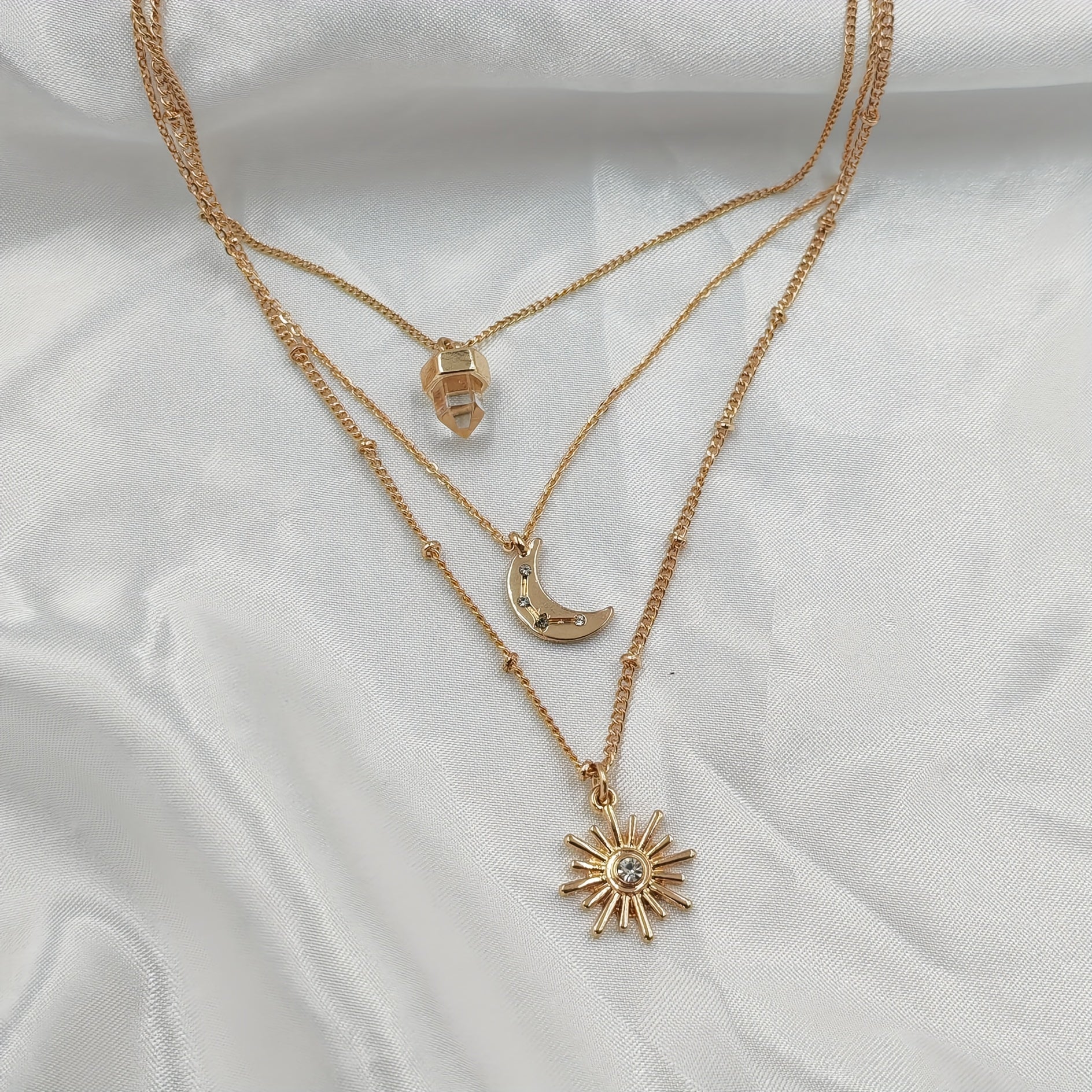 Celestial Layered Boho Necklace