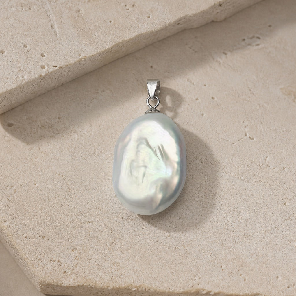 Baroque Pearl Pendant Charm