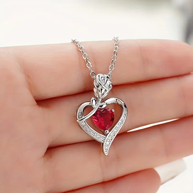 Rosira Emberveil White Gold Necklace