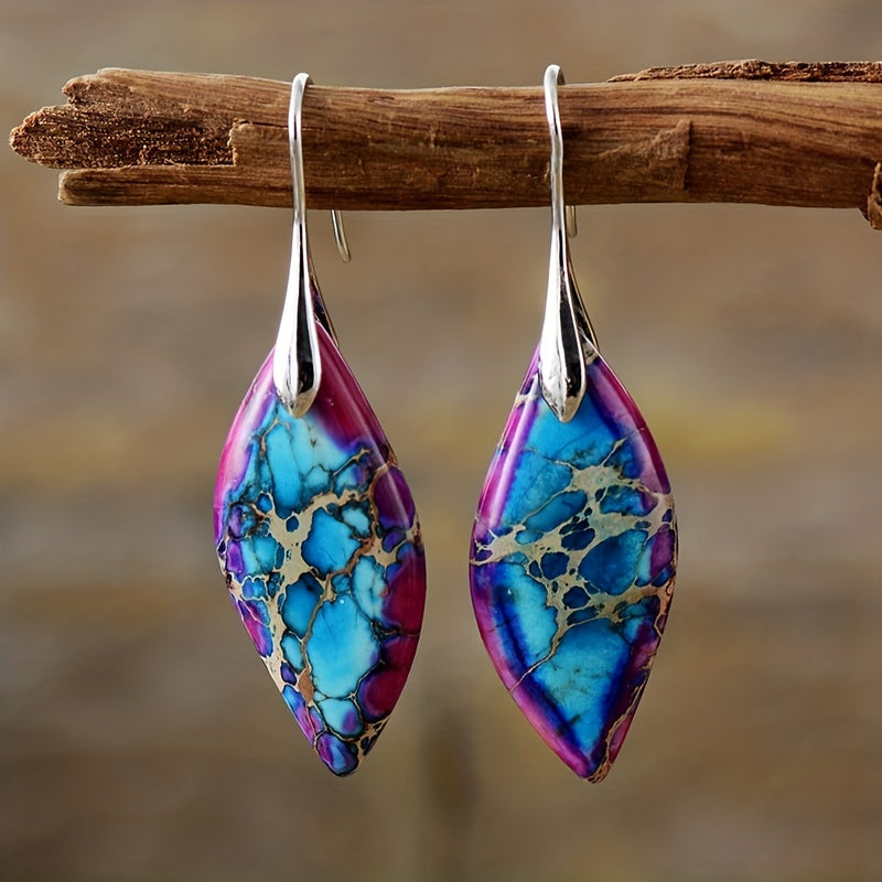 Wildflower Leaf Boho Earrings