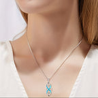 Charming Infinity Crystal Necklace
