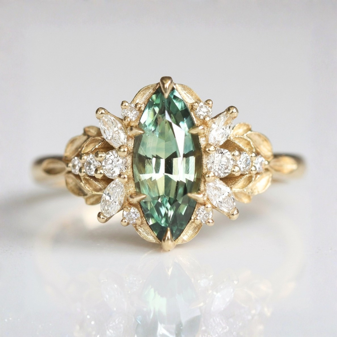 Handmade Emerald Garden Ring