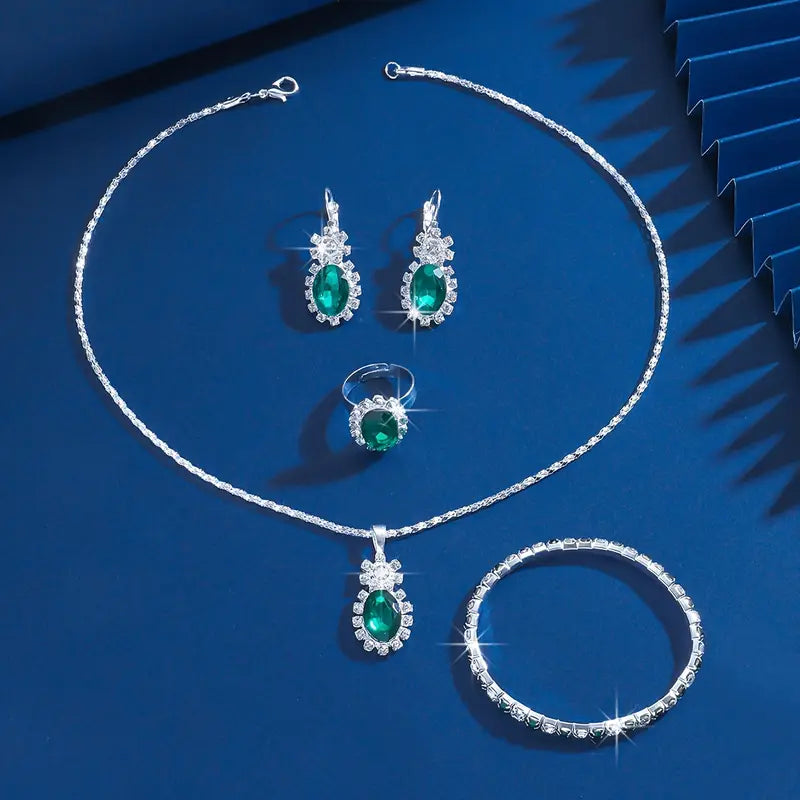 Seloria Grevalyn Emerald Set