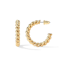 Rope Twist Vintage Hoops