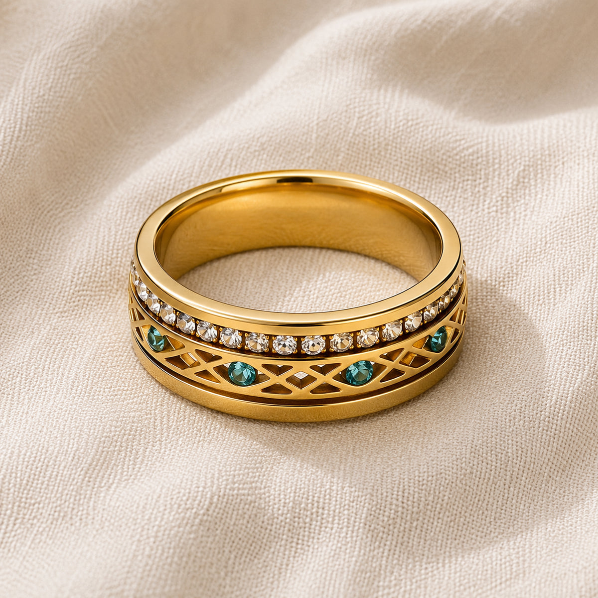 Golden Infinity Vintage Ring