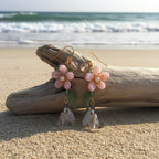 Floral Pink Cherry Blossom Earrings