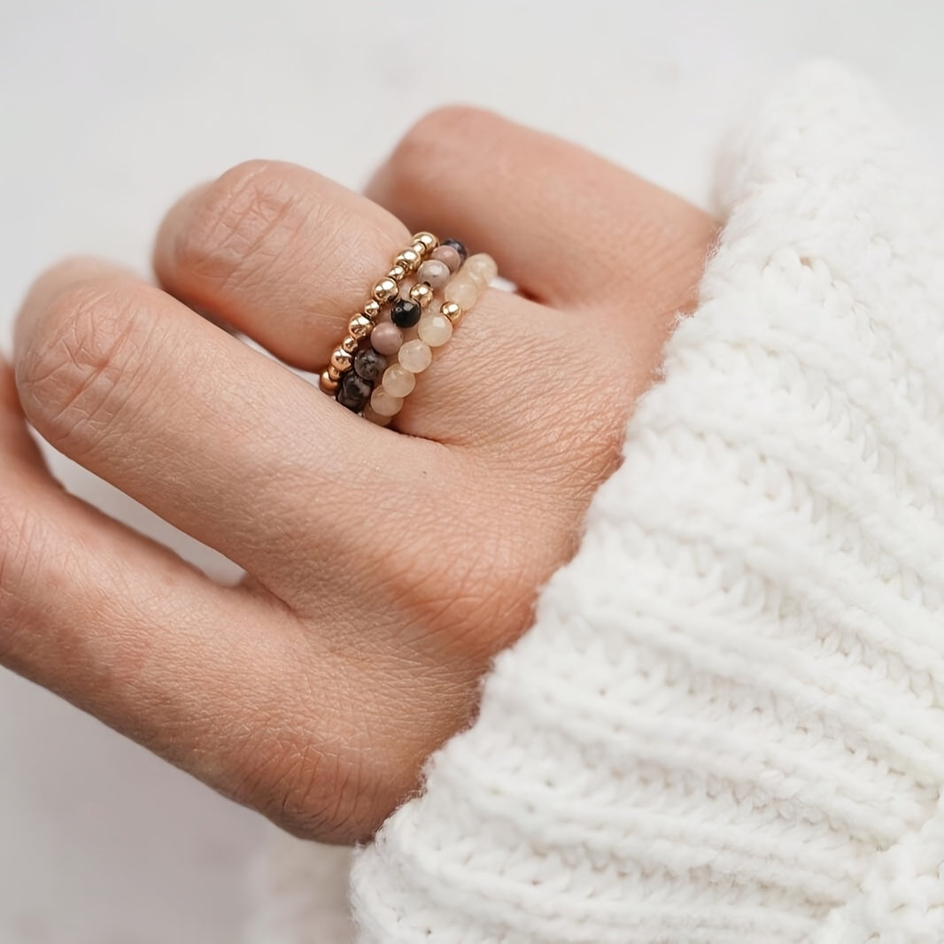 Bohemian Pearl Classic Rings