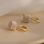 Elegant Cubic Pearl Earrings