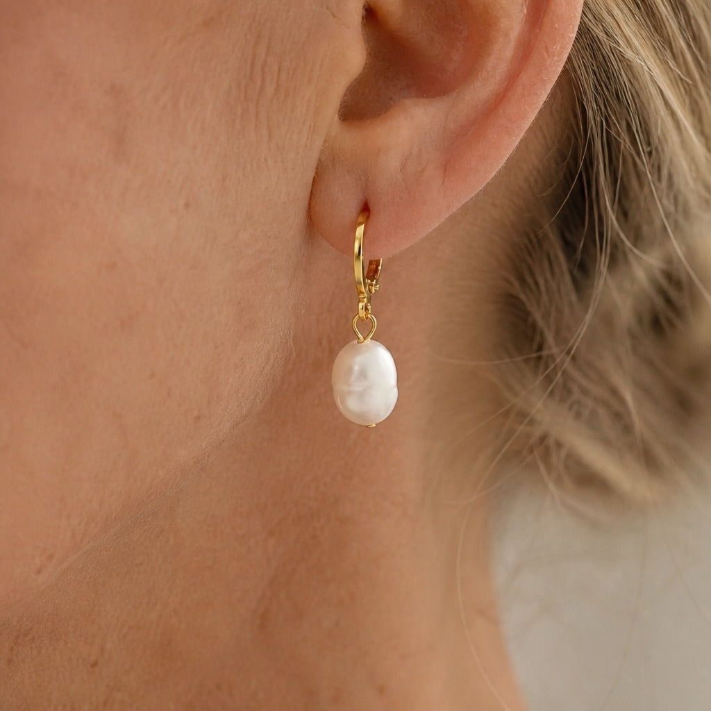 Pearl Heritage Charm Earrings