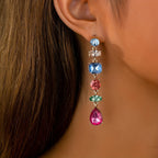Luxe Vibrant Charm Earrings