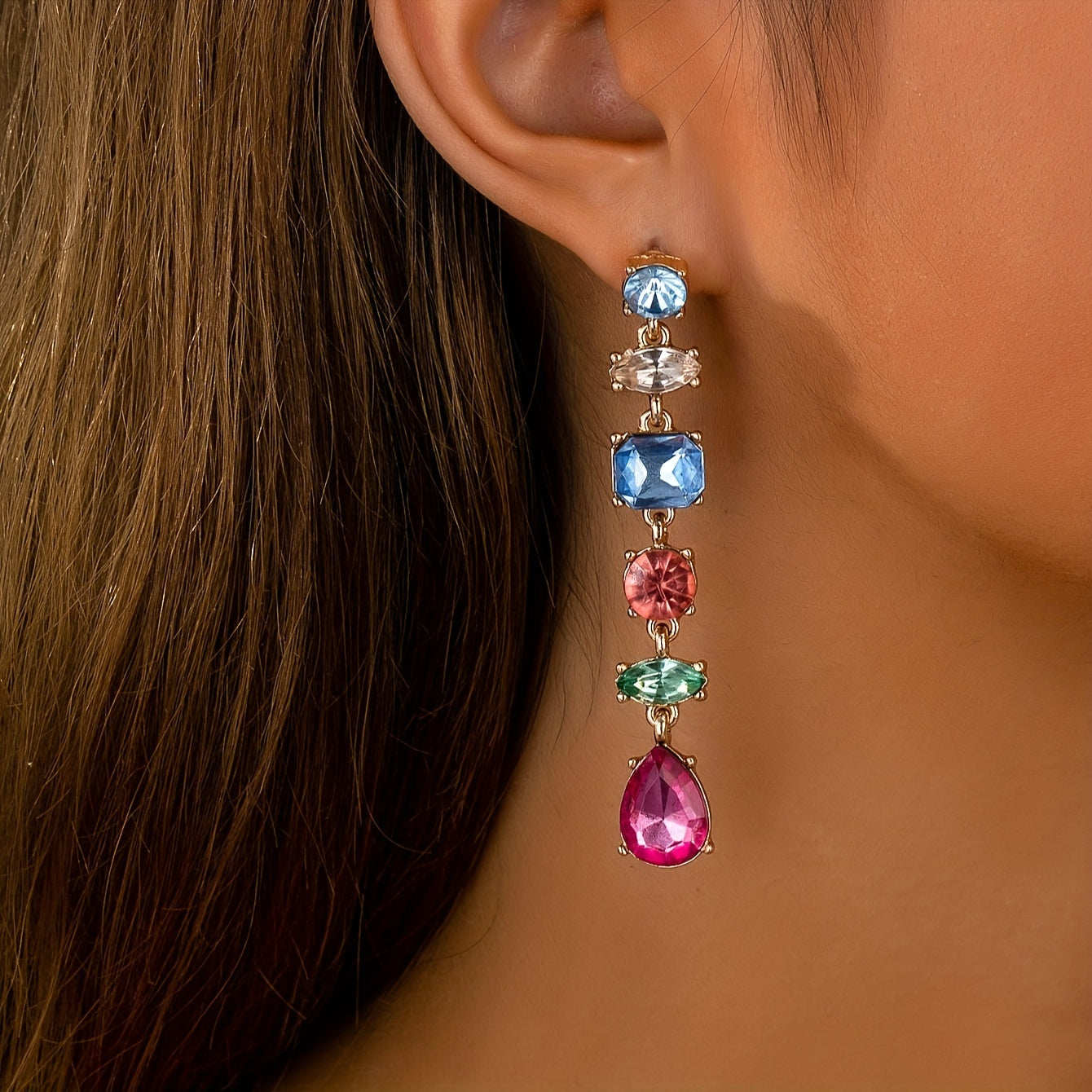 Luxe Vibrant Charm Earrings