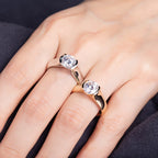 Exquisite Zirconia Inlay Ring