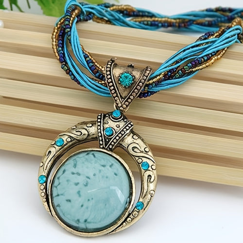 Bohemian Stone Necklace