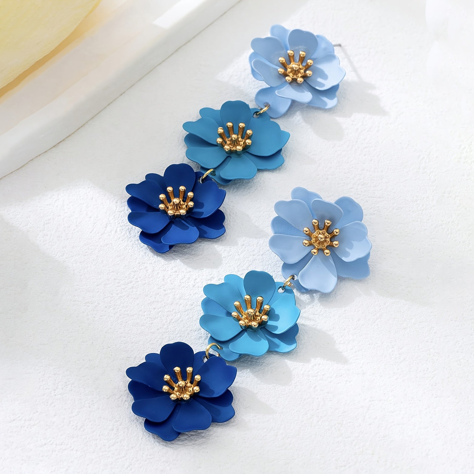 Timeless Vibrant Floral Earrings