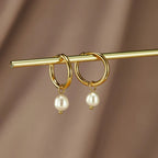 Shimmering Freshwater Pearl Earrings