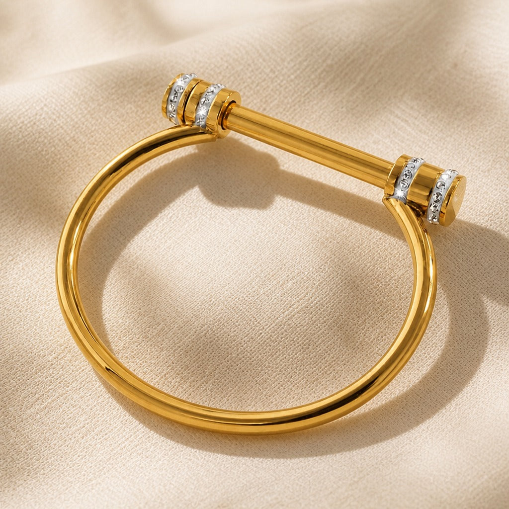 Opulent Gold Cuff Bangle