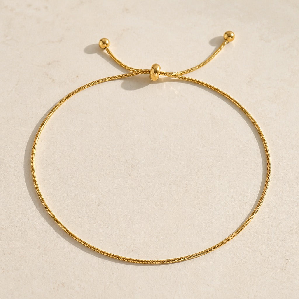Minimalist Gold Chain Anklet