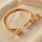Opulent Gold Cuff Bangle